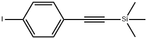 (4-IODOPHENYLETHYNYL)TRIMETHYLSILANE Struktur