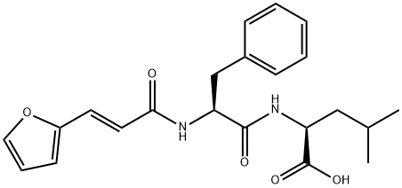 3-(2-furylacryloyl)phenylalanylleucine Struktur