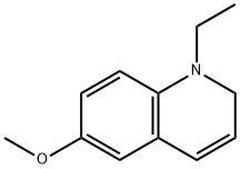 6-methoxy-N-ethyl-1,2-dihydroquinoline Struktur