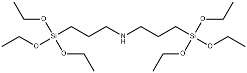 Bis[3-(triethoxysilyl)propyl]amine Structure