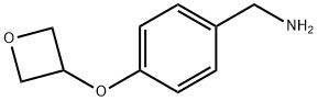 [4-(Oxetan-3-yloxy)phenyl]methanamine Struktur