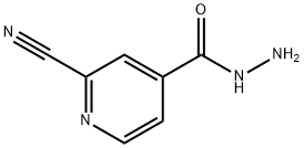 4-Pyridinecarboxylicacid,2-cyano-,hydrazide(9CI) Struktur