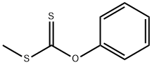 Dithiocarbonic acid O-phenyl S-methyl ester Struktur