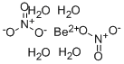 BERYLLIUMNITRATETETRAHYDRATE Struktur