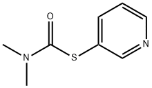 CarbaMothioic acid,diMethyl-, S-3-pyridinyl ester (9CI) Struktur