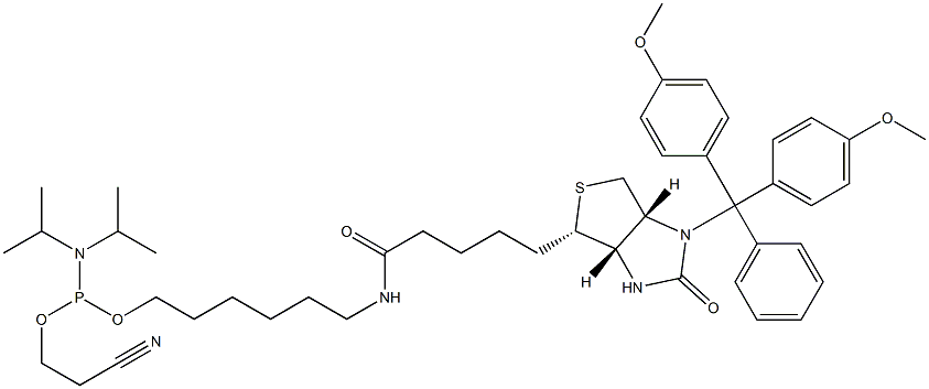 BIOTIN AMIDITE Struktur