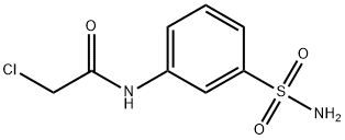 2-Chloro-N-(3-sulfamoyl-phenyl)-acetamide Struktur