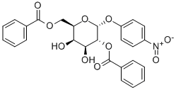 4-Nitrophenyl2,6-di-O-benzoyl-a-D-galactopyranoside Struktur