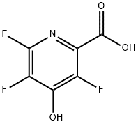 3,5,6-trifluoro-4-hydroxypyridine-2-carboxylic acid Struktur