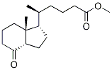 [1R-[1α(R*),3aβ,7aα]]-Octahydro-δ,7a-dimethyl-4-oxo-1H-indene-1-pentanoic Acid Methyl Ester Struktur