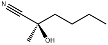 (R)-2-HYDROXY-2-METHYL-HEXANENITRILE Struktur