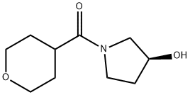 [(3S)-3-hydroxypyrrolidin-1-yl](oxan-4-yl)Methanone Struktur