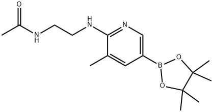 N-(3-(3-Methyl-5-(4,4,5,5-tetraMethyl-1,3,2-dioxaborolan-2-yl)pyridin-2-ylaMino)propyl)acetaMide Struktur