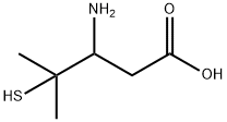 Pentanoic  acid,  3-amino-4-mercapto-4-methyl- Struktur