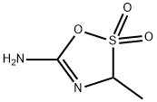 3H-1,2,4-Oxathiazol-5-amine,3-methyl-,2,2-dioxide(9CI) Struktur