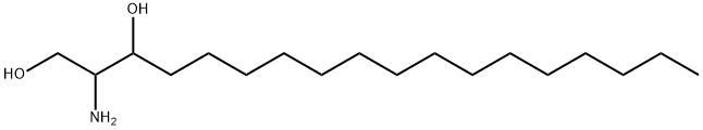 DL-1,3-DIHYDROXY-2-AMINO-OCTADECANE Struktur