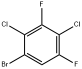 1-BroMo-2,4-dichloro-3,5-difluorobenzene Struktur