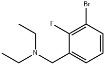 1-BroMo-2-fluoro-3-(diethylaMinoMethyl)benzene Struktur