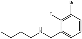 1-BroMo-2-fluoro-3-(butylaMinoMethyl)benzene Struktur