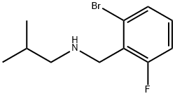 N-Isobutyl 2-broMo-6-fluorobenzylaMine Struktur