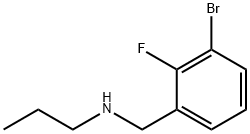 1-BroMo-2-fluoro-3-(propylaMinoMethyl)benzene Struktur