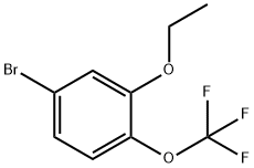 4-BroMo-2-ethoxy-1-(trifluoroMethoxy)benzene Struktur