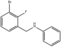 1-BroMo-2-fluoro-3-(phenylaMinoMethyl)benzene Struktur