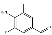 Benzaldehyde, 4-amino-3,5-difluoro- (9CI) Struktur