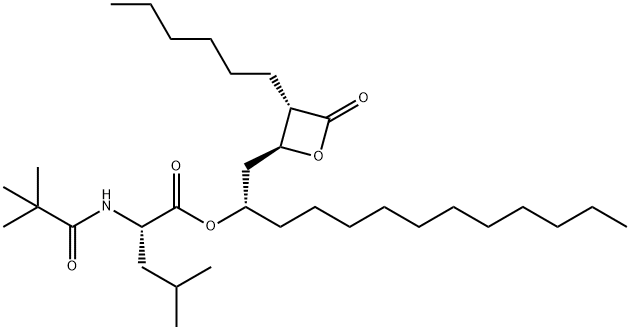 N-Deformyl-N-pivaloyl Orlistat Struktur