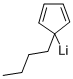 LITHIUM N-BUTYLCYCLOPENTADIENIDE Struktur