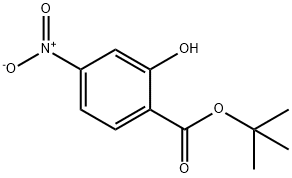 2-Hydroxy-4-nitro-benzoic acid tert-butyl ester Struktur