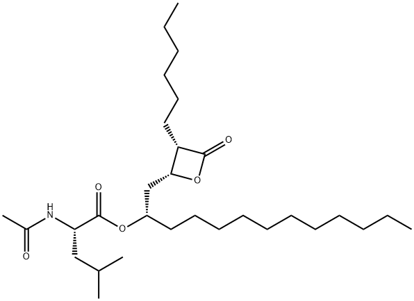 N-DesforMyl N-Acetyl (S,S,R,S)-Orlistat  (Orlistat IMpurity) Struktur