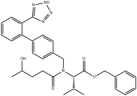 4-Hydroxy Valsartan Benzyl Ester Struktur