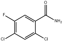 2,4-DICHLORO-5-FLUOROBENZAMIDE Struktur