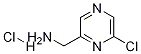 (6-chloropyrazin-2-yl)MethanaMine hydrochloride Struktur