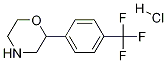 2-(4-(trifluoroMethyl)phenyl)Morpholine hydrochloride Struktur