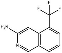 5-(trifluoroMethyl)isoquinolin-3-aMine Struktur