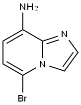 IMidazo[1,2-a]pyridin-8-aMine, 5-broMo- Struktur