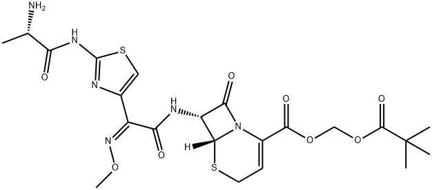 Ceftizoxime alapivoxil Structure