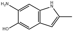 1H-Indol-5-ol,  6-amino-2-methyl- Struktur