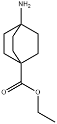 Bicyclo[2.2.2]octane-1-carboxylic acid, 4-aMino-, ethyl ester Struktur