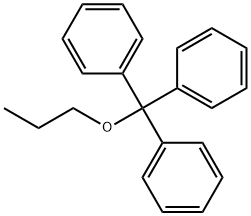 Tritylpropyl ether Struktur