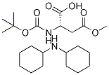 Boc-L-aspartic acid 4-Methyl ester dicyclohexylaMMoniuM salt Struktur