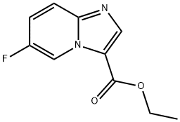 IMidazo[1,2-a]pyridine-3-carboxylic acid, 6-fluoro-, ethyl ester Struktur