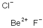 Beryllium chloride fluoride Struktur