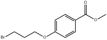 4-(3-BROMO-PROPOXY)-BENZOIC ACID METHYL ESTER Struktur