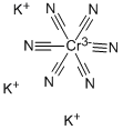 POTASSIUM CHROMIC CYANIDE Struktur