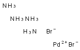 TetraamminePalladium(II)Bromide Struktur