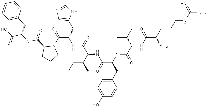 ANGIOTENSIN III, HUMAN Struktur