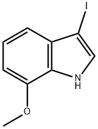 1H-Indole, 3-iodo-7-Methoxy- Struktur